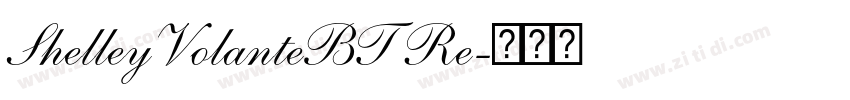 ShelleyVolanteBT Re字体转换